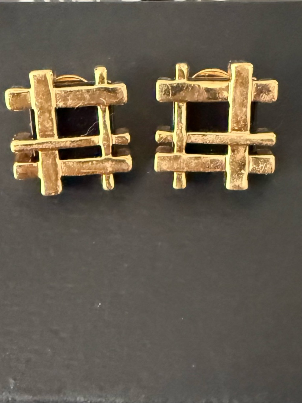 Tory Burch Mini Gingham
Earrings.
